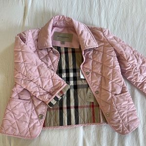 Burberry Toddler Pink Fall Coat